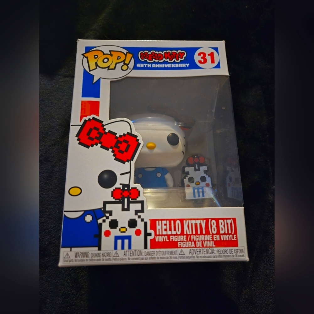 Hello Kitty ~ Funko Pop ~ 8 Bit ! 45TH Anniversary Edition! 🩷